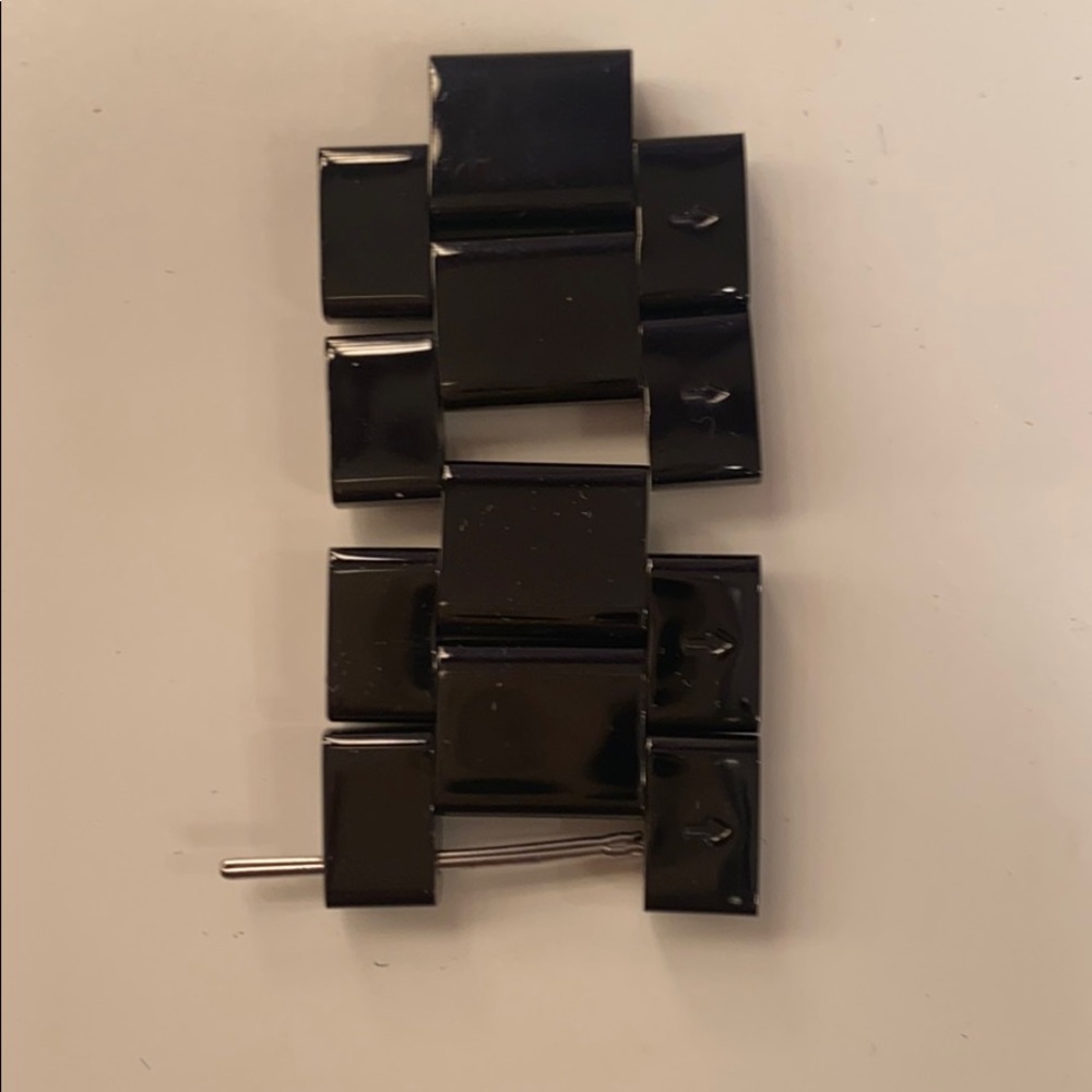 Michael Kors Black Plated Pave Glitz Dial Watch - Picture 9 of 10